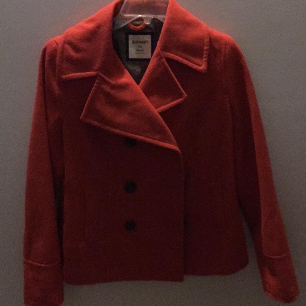 Old Navy lined wool waist length coat